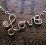 14K gf Love ネックレス