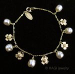 HAGI ブレスレット ハナミズキ バロックパール