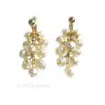 HAGI ピアス・イヤリング 　花 バロックパール