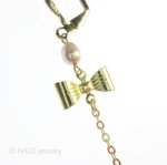 HAGI ピアス・イヤリング つぼみ　ラピス 　