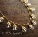 HAGI ネックレス クリスタルの朝露