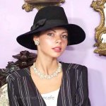 ケイトスペード　帽子 リボン黒＆紺色ハット