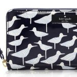 ケイトスペード お財布　ネイビーｘ鳥