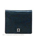 ケイトスペード　財布 キラキラ　ネイビー