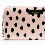 ケイトスペード　長財布 ドット柄　スキンピンク