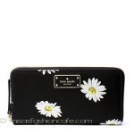 ケイトスペード　長財布 デイジーのお花と蜜蜂
