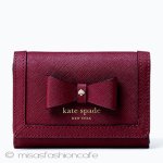 ケイトスペード お財布 二つ折り　りぼん