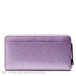 ケイトスペード　長財布 キラキラ　ラベンダー