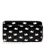 ケイトスペード　長財布 スワン　白鳥の柄