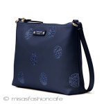 ケイトスペード　バッグ ネイビードット　水玉柄