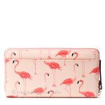 ケイトスペード　長財布 フラミンゴ