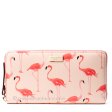 （画像用） ケイトスペード　長財布 フラミンゴ