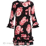 ケイトスペード　ドレス ローズ花柄ワンピース