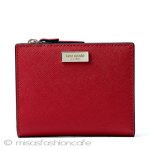 ケイトスペード　財布 コンパクト　ローズ柄