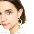 （画像用） ケイトスペード　ピアス 大振りパールフープ