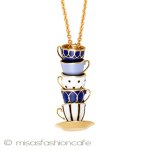 ケイトスペード　ネックレス ティーカップ＆ソーサー