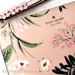 ケイトスペード 花柄 リストレットバッグ