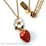ケイトスペード イチゴ苺ネックレス