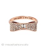 ケイトスペード指輪リング ローズゴールド　リボン