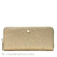 （画像用） ケイトスペード　長財布 ゴールド・グリッター