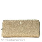 ケイトスペード　長財布 ゴールド・グリッター