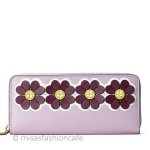 ケイトスペード　花財布 立体フラワー　長財布