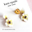 （画像用） ケイトスペード　ピアス スペード型の花ドロップ