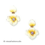 ケイトスペード　ピアス スペード型の花ドロップ