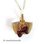 ケイトスペード　ネックレス いちご苺 ＆ かごバッグ