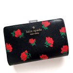 ケイトスペードお財布 ローズ花柄２つ折り