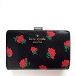 ケイトスペードお財布 ローズ花柄２つ折り