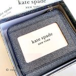 ケイトスペード　箱付き キラキラ二つ折りお財布