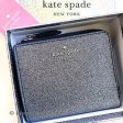 （画像用） ケイトスペード　箱付き キラキラ二つ折りお財布