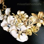 パステル フラワーガーデン 　KJL お花畑　ネックレス