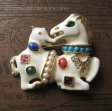 （画像用） KJL ブローチ　馬の親子