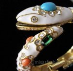 KJL花柄スネークバングル