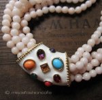 KJL ネックレス 　７連　ジュエル