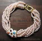 KJL ネックレス 　７連　ジュエル