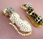 KJL レオパード ブローチ