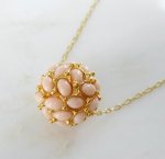 KJL デコボールネックレス