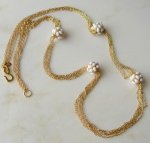 KJL デコボールネックレス