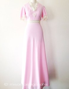 （画像用） 1点物　ビンテージ　 プリンセス　マキシワンピ