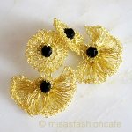 Lavish ピアス　 18Kgp クロシェ・フローラル