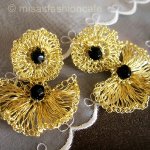 Lavish ピアス　 18Kgp クロシェ・フローラル