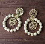 Lavish ピアス 18Kgpサンキャッチャー