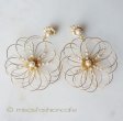 （画像用） Lavish ピアス 18Kgpワイヤーフラワー