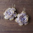 （画像用） Lavish ピアス 18Kgpパープルフラワー
