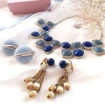 TrifariトリファリSET 「ブルー」３点セット