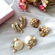 （画像用） ヴィンテージイヤリング 「パール花」3点セット