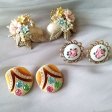 （画像用） ヴィンテージイヤリング 「パステル」３点セット